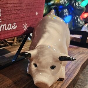 Ceramic Pig Figurine